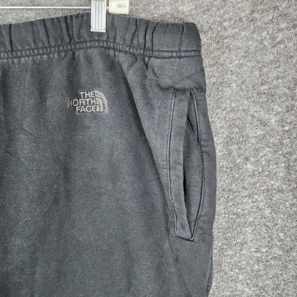 The North Face Sweatpants Mens 3XL Black Fleece Relaxed Straight Leg Joggers